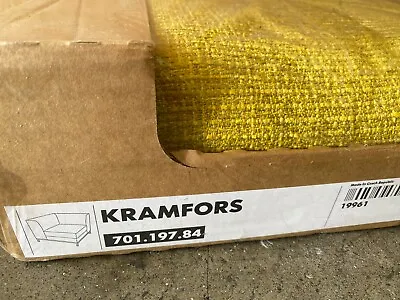 NEW IKEA KRAMFORS Corner Chair Unit Cover Slipcover - Myrby Yellow • £37.59