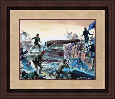 Mort Kunstler Civil War Print The Gunner And The Colonel Custom Framed • $85