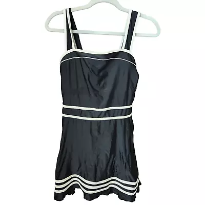 Shore Shapes Swimwear Nautical Retro Rockabilly Swimsuit 8 Sailor Skirt Dress • $48