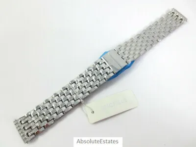 NEW Michele Deco Caber Universal Silver Diamond Watch Band 18mm MS18GG235009 NWT • $989.99