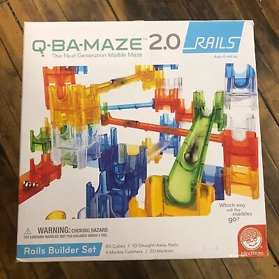 Q-BA-MAZE 2.0 Rails Builder Marble Maze ~150 Pieces • $40