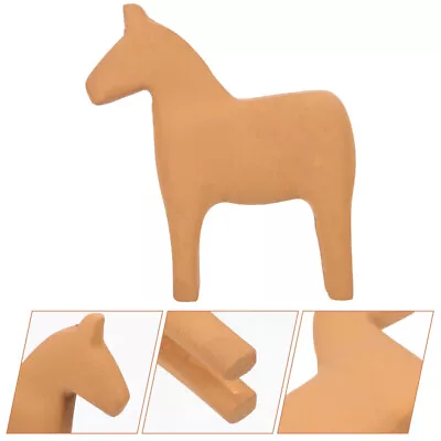  2 Pcs Horse Desktop Decor Tabletop Sculpture Girl Crafts Norse Office Animal • £20.15