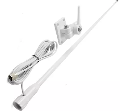 UAYESOK VHF Marine Base Antenna 48 Inch Fiberglass Waterproof Boat Antenna • $38.99