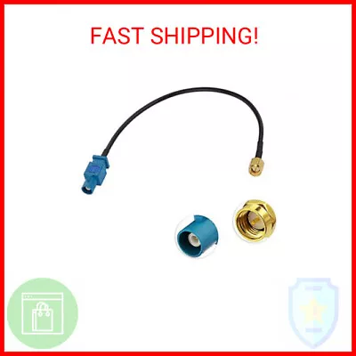 Fakra Z Male To SMA Male Car Antenna Adapter Cable - 30cm 12 Inch GPS Navigatio • $10.70