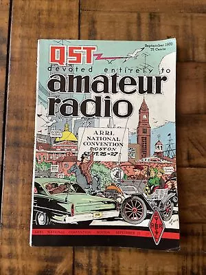 VINTAGE QST Magazine September 1970 Boston City Art Cover ARRL Amateur HAM Radio • $7.95