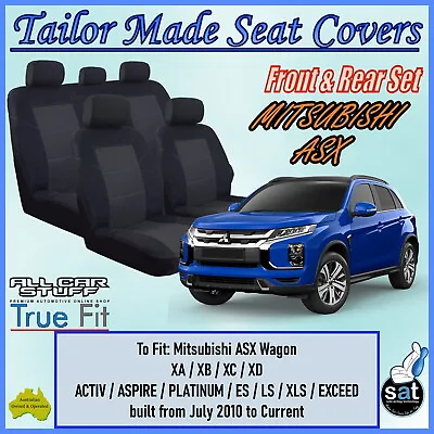 $169.95 • Buy TrueFit Black Seat Covers For Mitsubishi ASX Wagon: From 07/2010 To Current