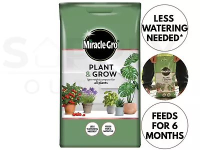 Miracle-Gro Plant & Grow House Plant Potting Baskets Compost Mix All Plants 6L • £9.89