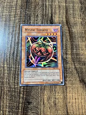 Mystic Tomato - SKE-021 - Common - 1st Edition DMG YuGiOh!  Starter Deck Card HP • $1.49