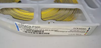 NEW BAND-IT C204C9-P300 Band Yellow 1/2  X 0.030 . 100' Roll 201 Stainless Steel • $100