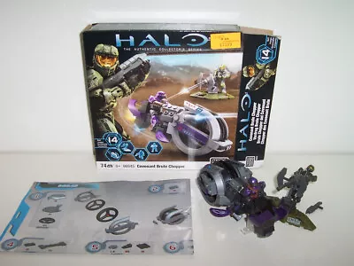 Mega Bloks Halo Covenant Brute Chopper 96845 Complete With Brute & UNSC Marine • $14