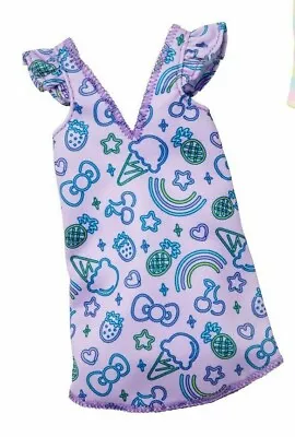  2020 Barbie Doll Hello Kitty LAVENDER DRESS  FITS CURVY DOLLS • $8.57