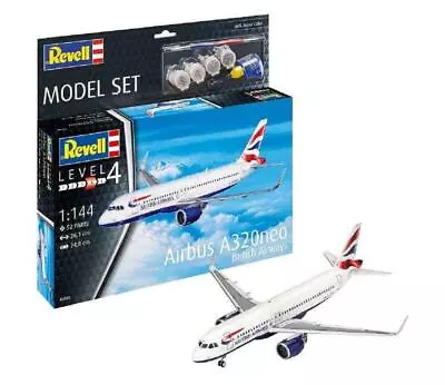 £23.95 • Buy Revell 1:144 Airbus A320neo British Airways Aircraft Model Kit - 63840