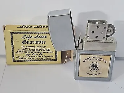LIFE-LITER Vintage Cigarette Lighter W/Box Untested Parts/Repair Only #201 • $20