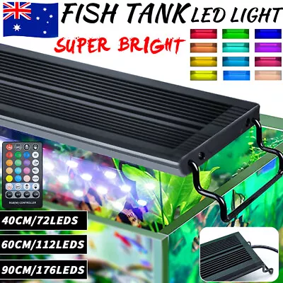 40-110CM Timer Aquarium LED Lighting 2ft/3ft/4ft Marine Aqua Fish Tank Light AU • $65.99