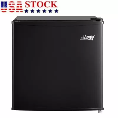 NEW 1.7 Cu Ft One-Door No Freezer Mini Fridge Black E-Star Compact Refrigerator • $92.88