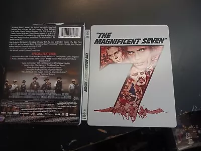 THE MAGNIFICENT SEVEN 2-Disc 4K+Blu-ray Steelbook Region A • $18.99