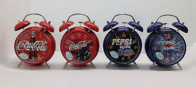 Beautiful Coca Cola Pepsi Desk Table Alarm Clock With LED Night Light (H2104) • $12