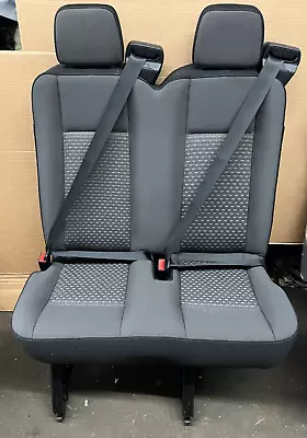 2023 Ford Transit Van 2 Person Bench Seat BLACK Cloth 31  LH Side W / Brackets • $475