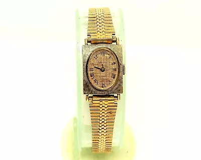 Vantage By Hamilton 17 Jewel Women Watch Cal ST 20A Gold Tone Oiled Runs Fine • $24.99