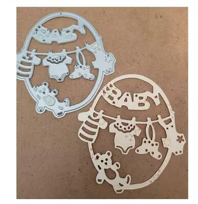 £3.52 • Buy Metal Baby Clothes Cutting Dies Scrapbooking Embossing Stencil Album Mold DIY 