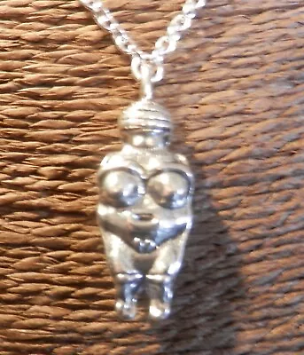 Woman Venus Of Willendorf Necklace Pendant Womanhood Emancipation History Charm  • $18.03