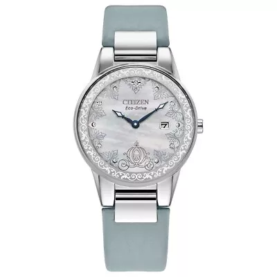 Citizen Eco-Drive Disney Cinderella Box Set Stainless Steel Quartz Ladies Watch • $120