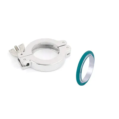 $113.26 • Buy Aluminium Vacuum Clamp Ring + Aluminum Centering FKM O-ring KF50