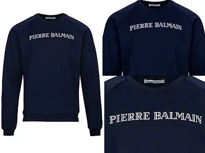 Pierre Balmain Iconic Logo Sweatshirt Jumper Sweater Pullover Top BNWT 3XL • $247.73