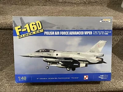 Kinetic 1/48 F-16D Block 52+ Polish Air Force Advanced Viper Aircraft 48010 • $57.99