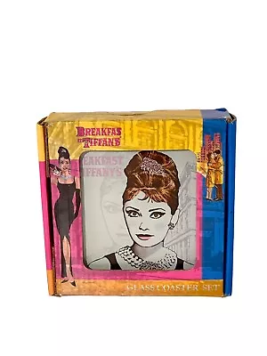 Breakfast At Tiffany's Audrey Hepburn Movie Table Bar Drink Coasters Xmas Gift • $15