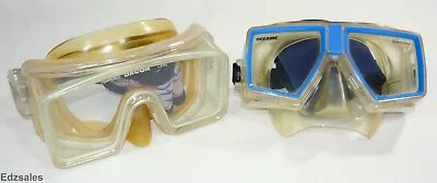 2 Pairs Tempered Lens Scuba Diving Goggles - Dacor & Oceanic • $70