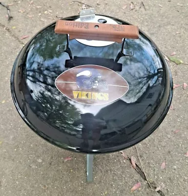 1995 VINTAGE Weber NFL Edition Smokey Joe Grill Minnesota Vikings New Unused • $329.99