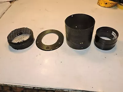 Assorted 3  & 3 3/4  Carbon Fiber Ducts Various Styles Late Model Nascar ARCA • $27