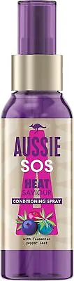 Aussie SOS Instant Heat Saviour Vegan Hair Spray For Dry Hair Damaged By Stylin • £6.33