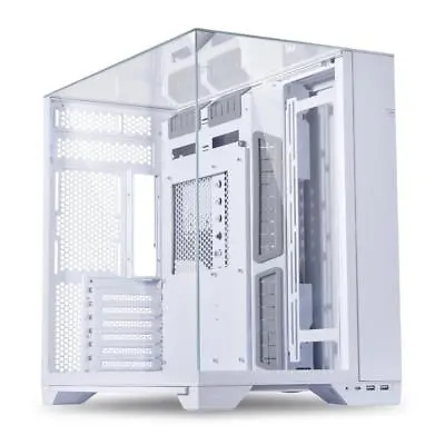 Lian Li O11 Vision Tempered Glass White Full Tower PC Case • $285