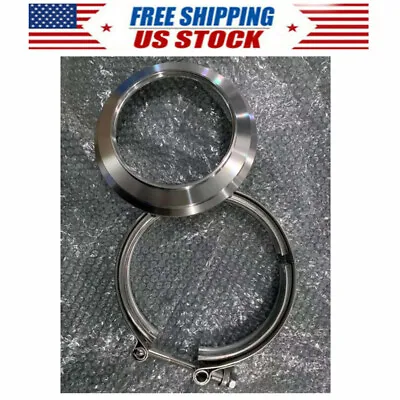 5 -4  Reducer Flange & Clamp Kit For Borg Warner Turbo S400 S400SXE S475 S480 T6 • $33.47