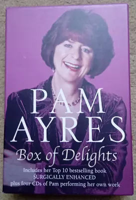 Pam Ayres Box Of Delights CDs And Book Box Set • £12