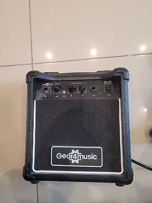 Gear4Music GA10 Guitar Amp Amplifier 10w 10 Watt With EQ & Overdrive/distortion • £10