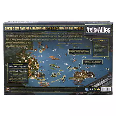 Axis & Allies Pacific 1940 WWII Strategy Board Game For Kids And Family • $35.62