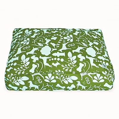 Molly Mutt Huge Dog Bed Cover Amarillo By Morning Olive Green & Light Blue ... • $75.89