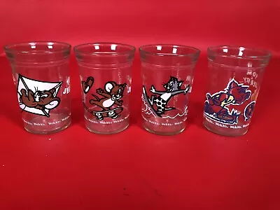 Vintage 1990 Lot Of 3 Plus 1 1991 Welches Jelly Jars Tom & Jerry • $15