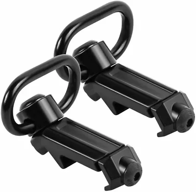 2Pcs Tactical QD Sling Swivel Attachment Point Profile 20mm Picatinny Rail Mount • $12.96