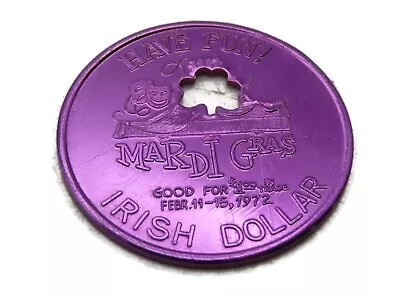 Mardi Gras Purple Pat O'Brien's New Orleans Doubloon • $15.27