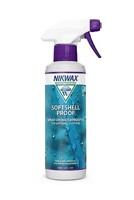 Nikwax Softshell Proof Spray-on For Waterproofing Softshells 300ml Bottle • £11.24