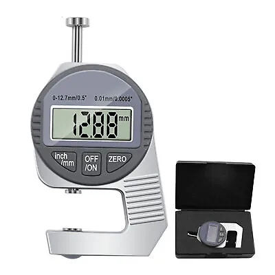 Digital Thickness Gauge Inch/ Metric Thickness Measuring Tools 0-0.5 Inch N6S1 • $20.99