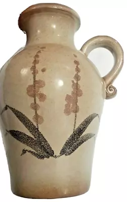 Scheurich Keramik Art Pottery Vase Wheat Art MCM West GERMANY Numbered Vintage  • $40