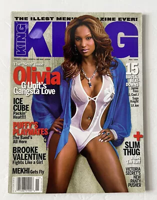 KING Magazine OLIVIA May 2005 G-Unit Ice Cube Puffy Mekhi Slim Thug LL Cool J • $12