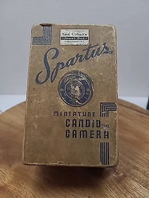 Spartus Miniature Bakelite Camera Original Box Empty. • $14.99