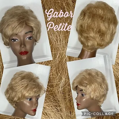 Gabor Wig Golden Blonde Synthetic Short Layered Style Size Petite Clean Y-2 • $14.99