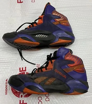 BEATERS 1990’s Reebok Pump Shaq Attaq Phoenix Suns “Shaqtus” Men Shoes Sz 9.5 • $30